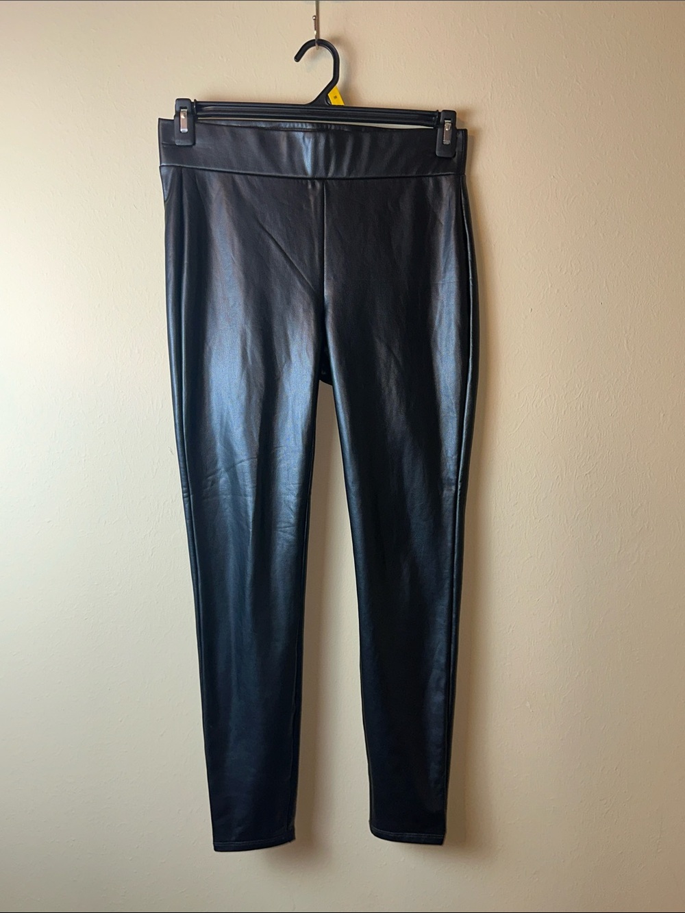LOFT Black Faux Leather Leggings